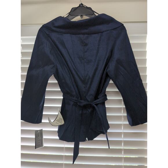 NWT Alex Evenings
Three-Quarter Sleeve Tie-Waist Surplice Blouse size LP - Picture 2 of 3